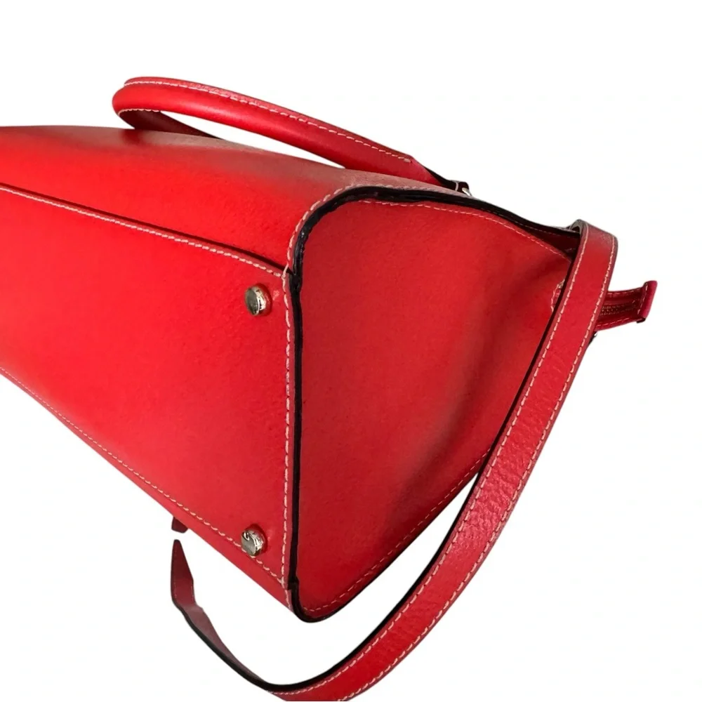 🆕 Kate Spade Large Satchel Red Shoulder Bag
